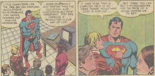 Illustration for article titled That stupid time Superman shilled computers for Radio Shack